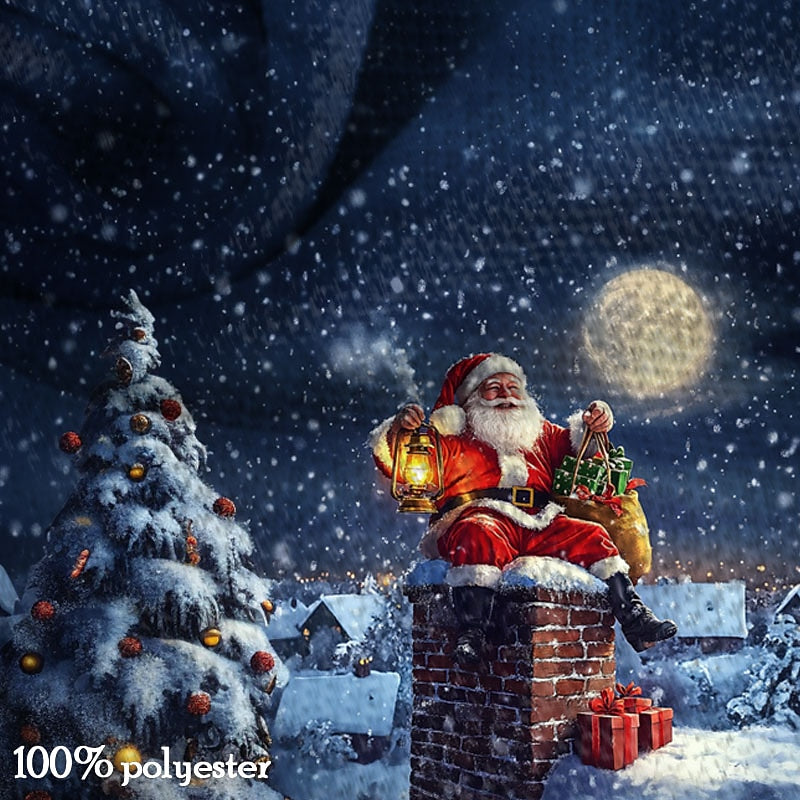 Men's Santa Claus Christmas Polo Shirt