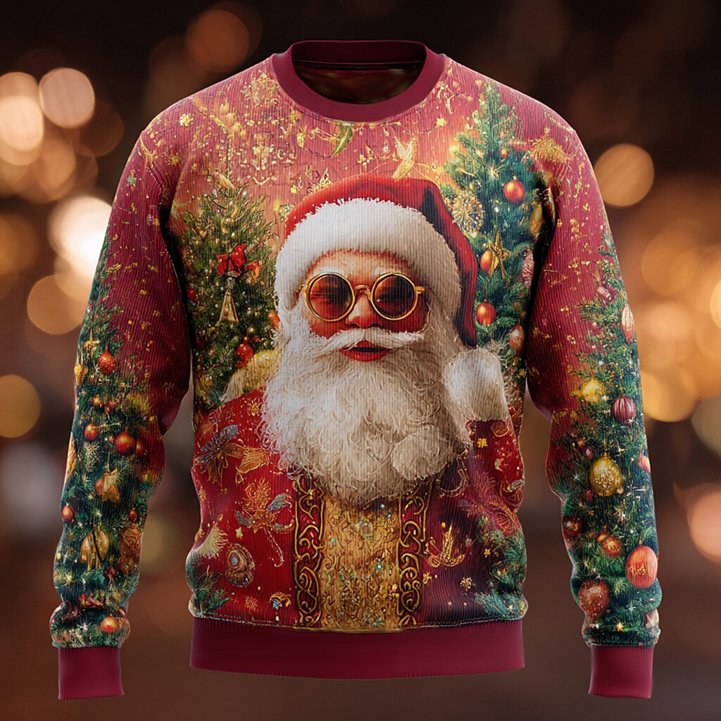 Christmas Santa Festive Funny Graphic Sweatshirt