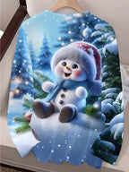Women's Snowman Christmas Classic Longsleeve Tee
