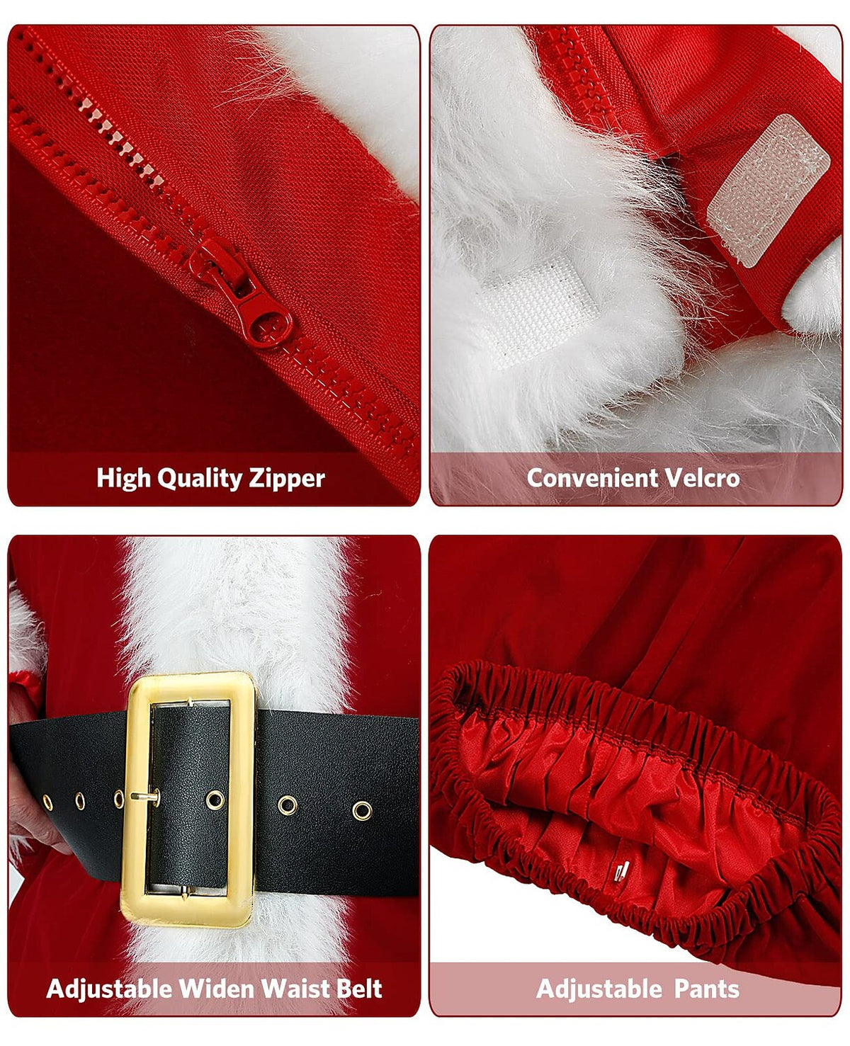 Santa Beard Hat Costume Set
