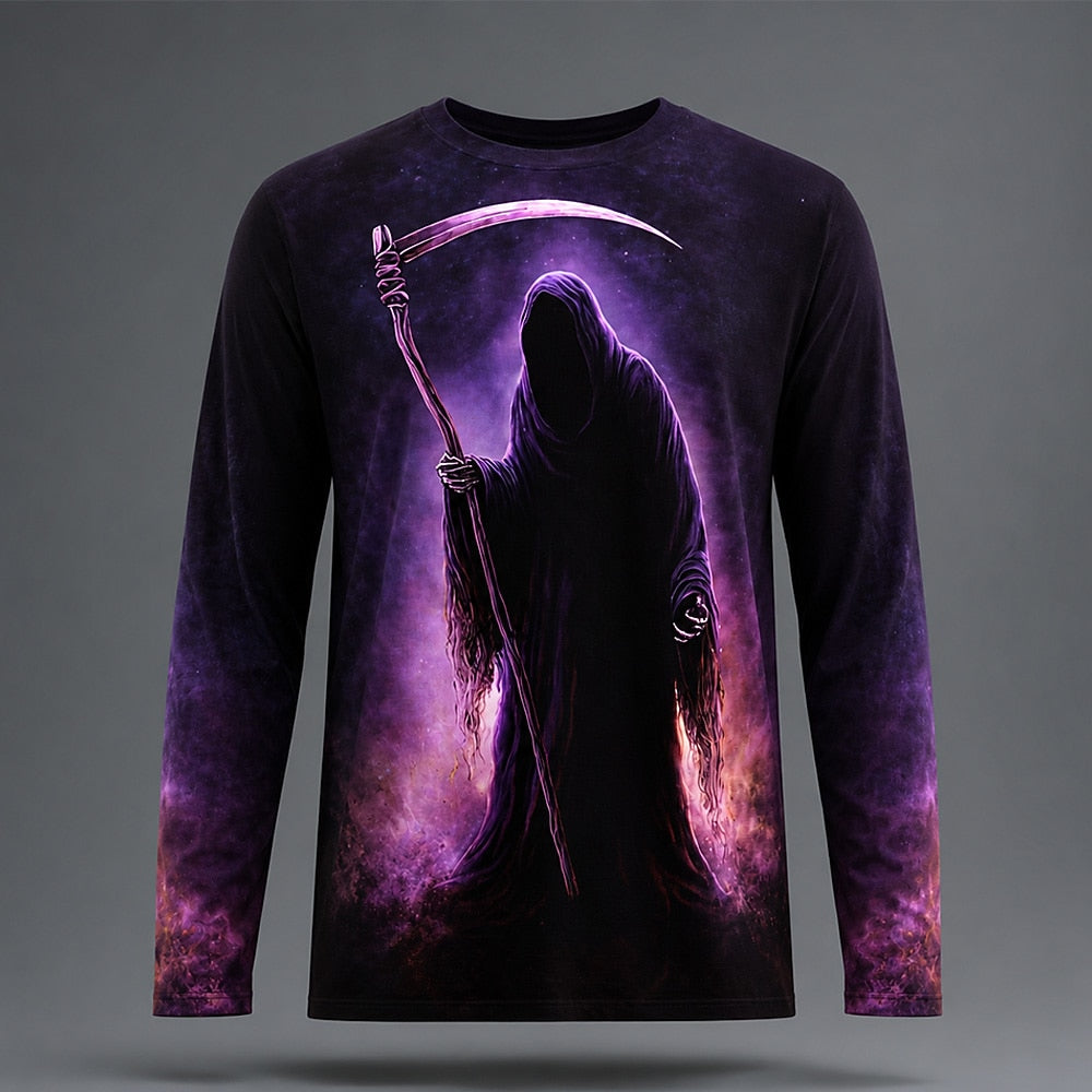 Men's Spooky Halloween Long-Sleeve Tee