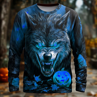 Men's 3D Werewolf Fashion Graphic Tee
