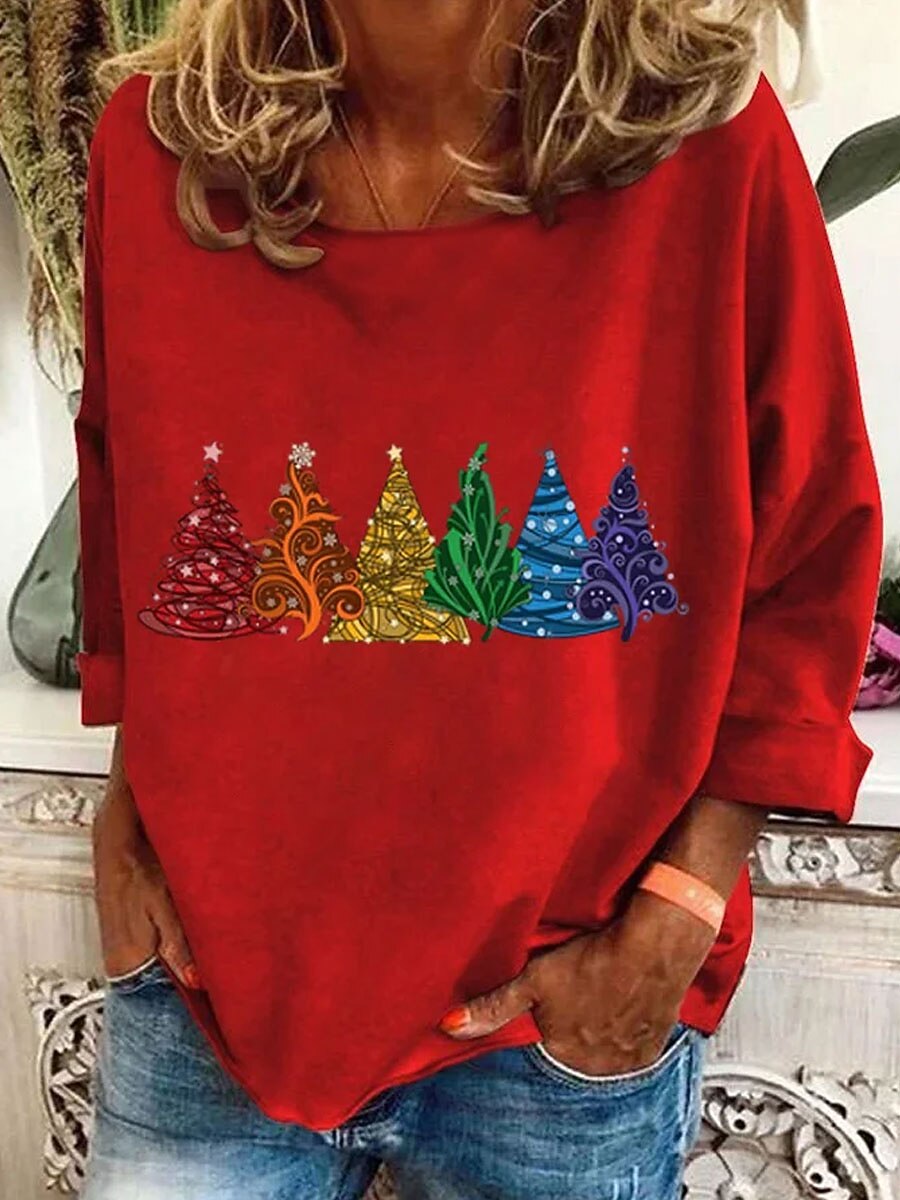 Women's Christmas Graphic Graphic Shirt