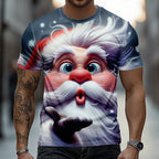 Men's Christmas Santa Designer Party Tee