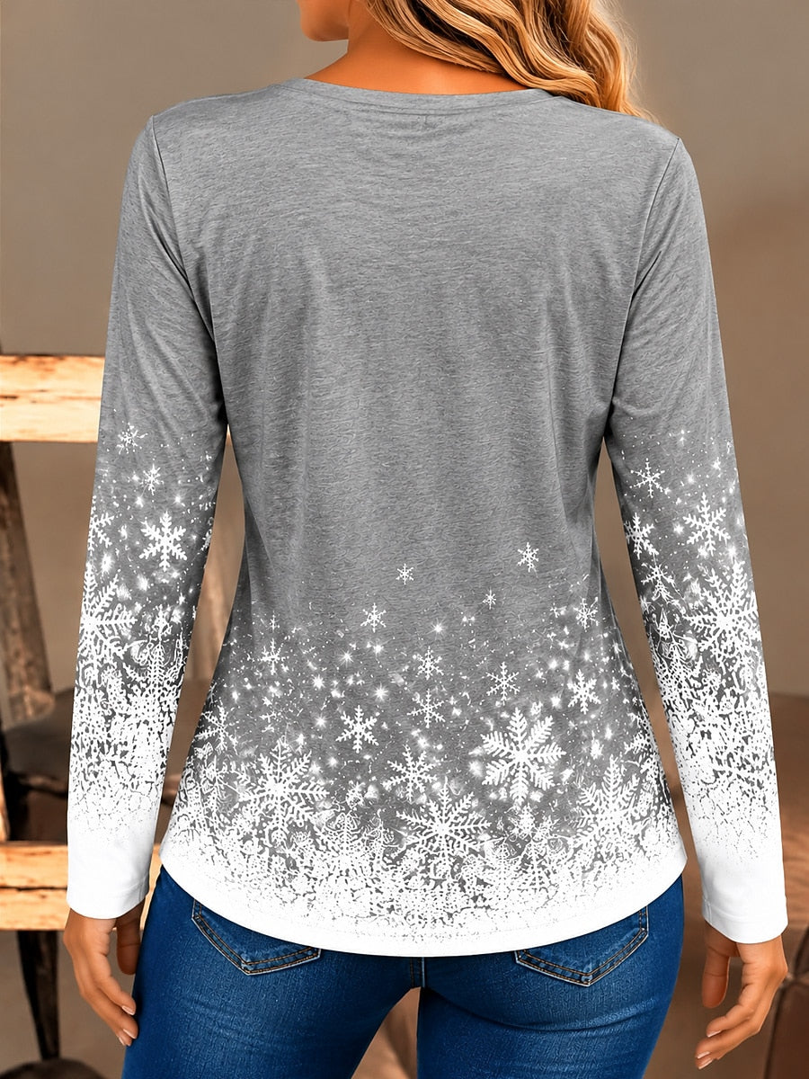Santa Claus Vintage V Neck Shirt