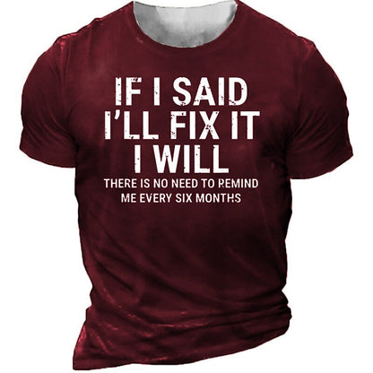 Men's Casual Graphic Tee