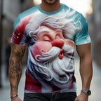 Men's Christmas Santa Designer Party Tee