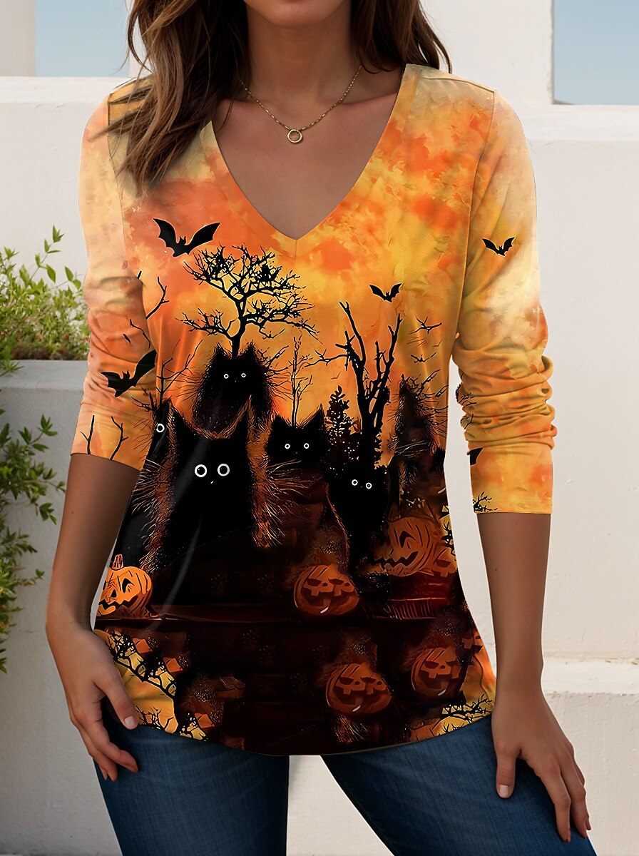 Women's Halloween Mystic Witch Tee