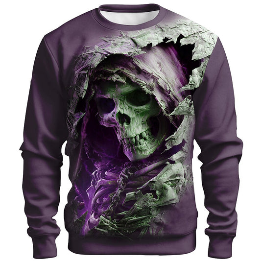 Men's Grim Reaper Gothic Crewneck Sweatshirt