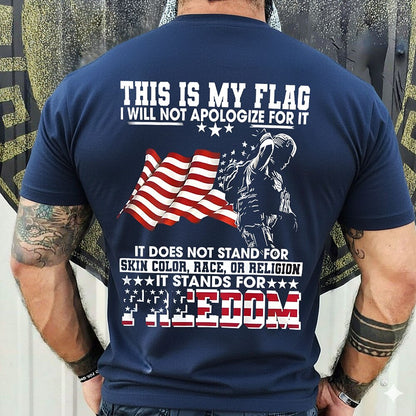 Men's Vintage Flag Graphic Tee