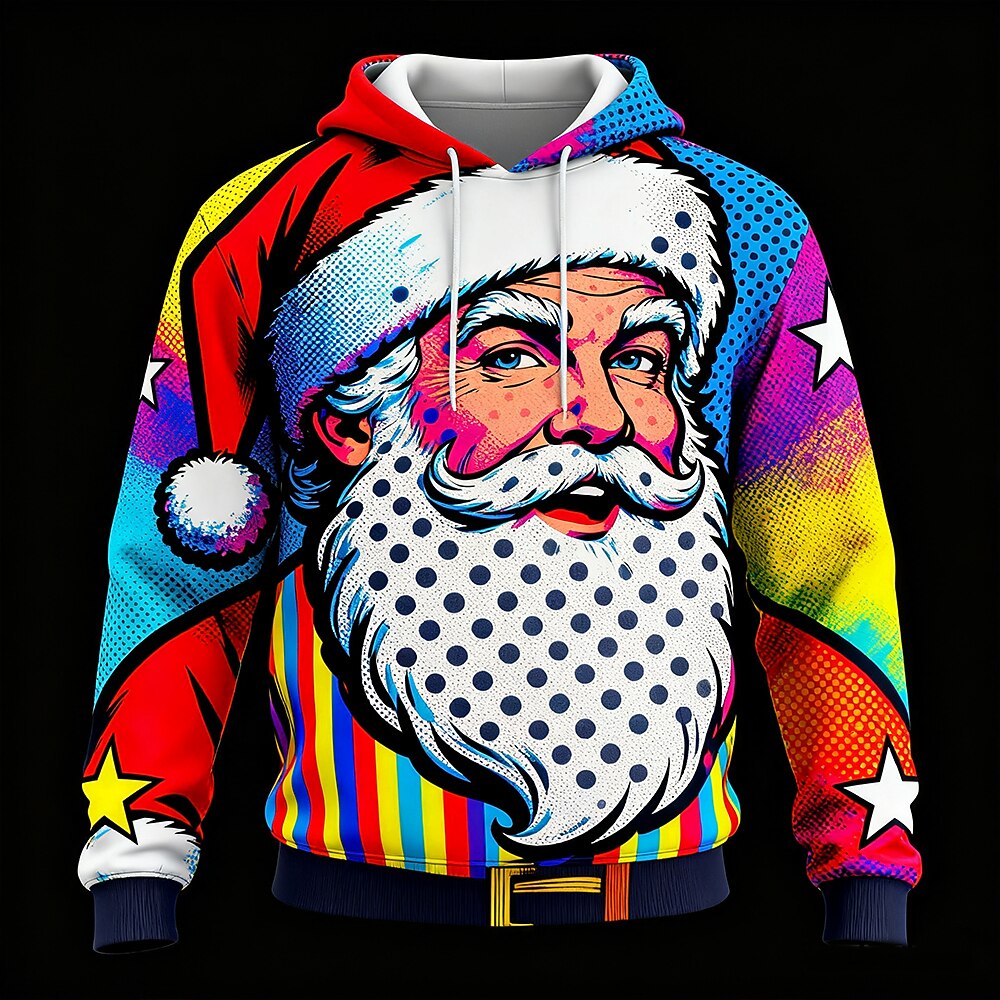 Christmas Santa Festive Funny Designer Hoodie