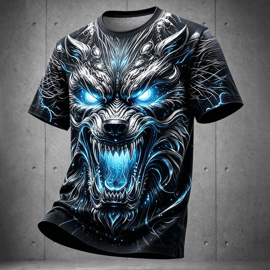 Men's Werewolf Metallic Rivet Tee