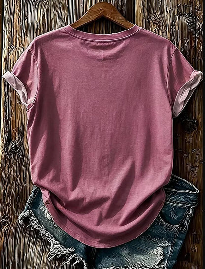 Women's Soft Garden Floral Graphic Tee