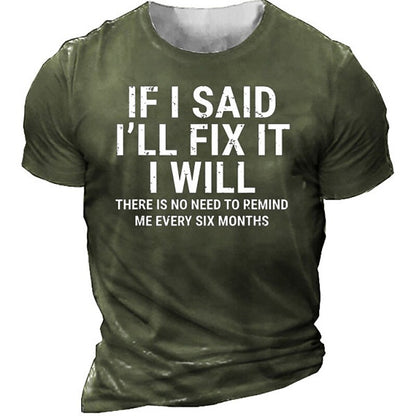 Men's Casual Graphic Tee