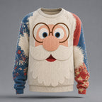 Men's Santa Christmas Cozy Knit Pullover Sweater