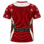 Christmas Hunk Santa Funny Graphic T-Shirt