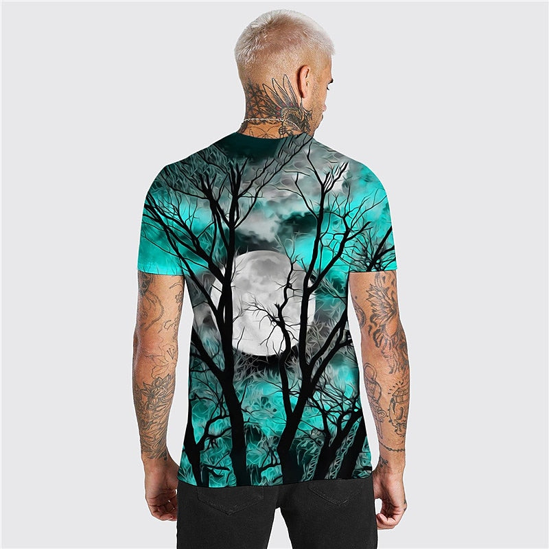 Men's Halloween Spooky Graphic Graphic Tee