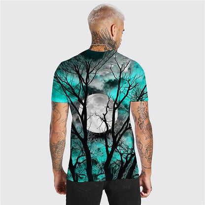 Men's Halloween Spooky Graphic Graphic Tee