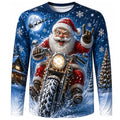 Santa Christmas Funny Long Sleeve Tee