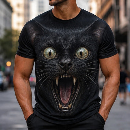 Men's Creepy Animal Halloween Graphic Tee