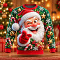 Men's Santa Claus Holiday Crewneck Sweatshirt