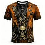 Men's Skull Illusion Print Tee