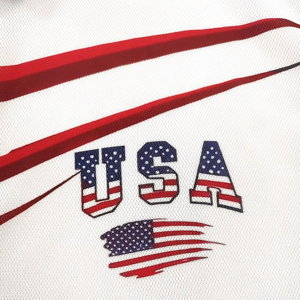 Men's Vintage Freedom Flag Polo