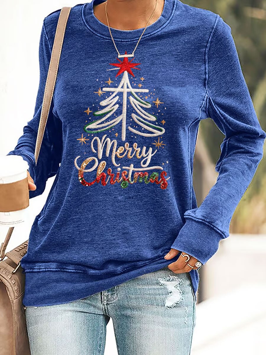 Women's Christmas Graphic Vintage Sweatshirt
