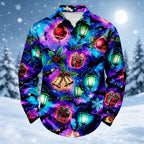 Christmas Bell Pattern Casual Shirt
