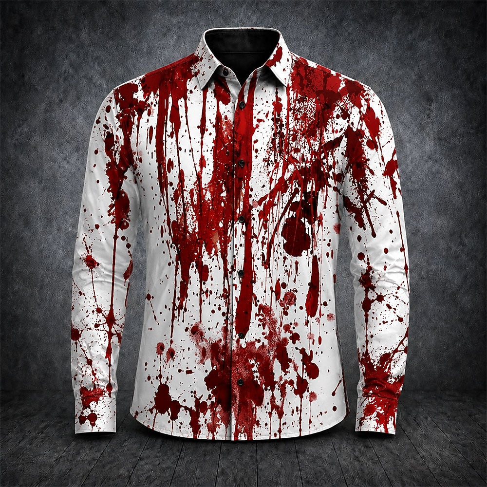 Men's Dark Halloween Streetwear Shirts