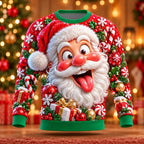 Men's Santa Claus Festive Holiday Sweatshirt