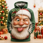 Santa Christmas Colorful Street Hoodie