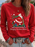 Santa Claus Festive Women's Shirt