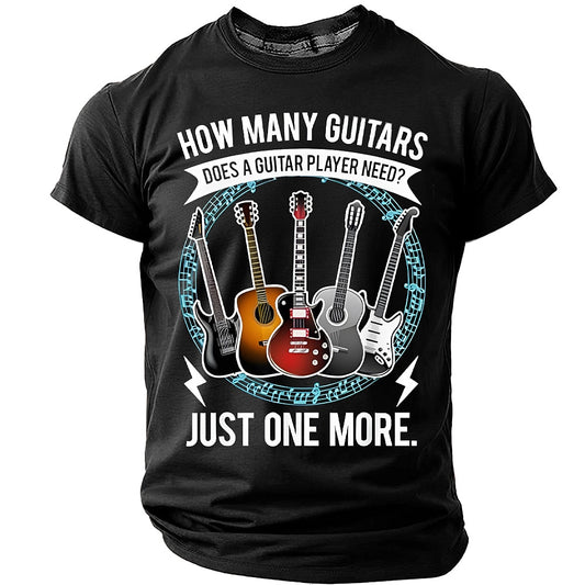 Men's One More Guitar Graphic Tee
