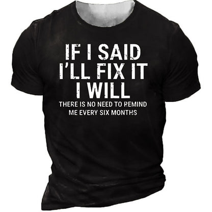 Men's Casual Graphic Tee