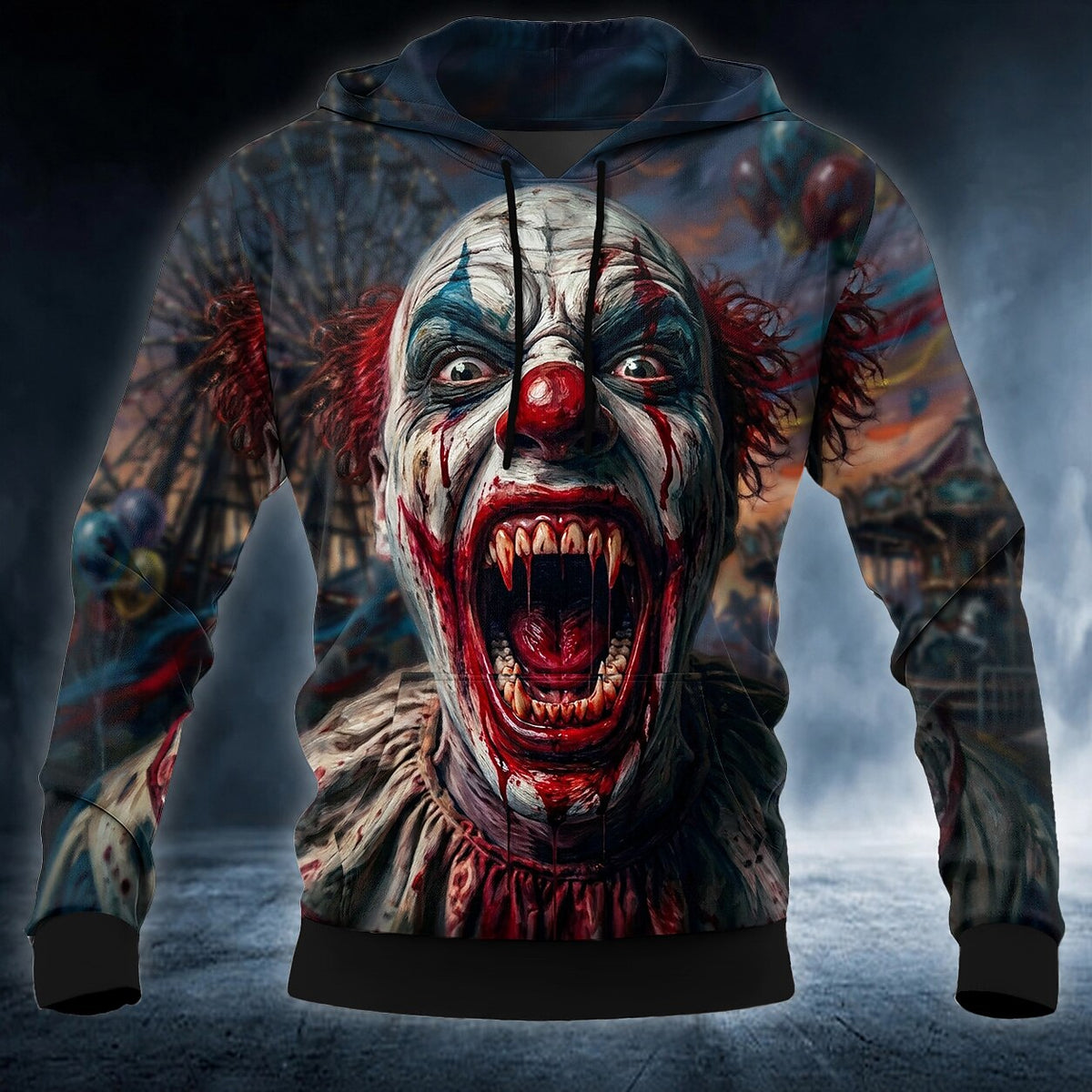 Men's Creepy Clown Club Hoodie