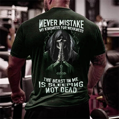 Men's Grim Reaper Warning Graphic Tee