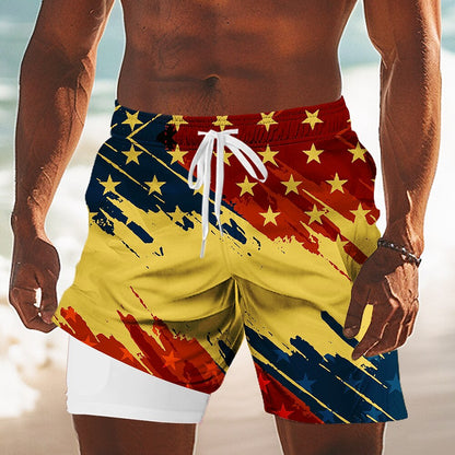 Men's Freedom Flag Board Shorts