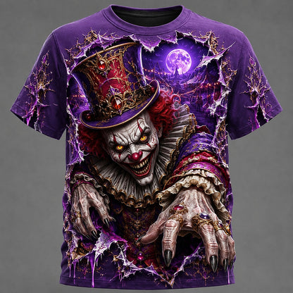 Men's Gothic Creepy Clown Tee