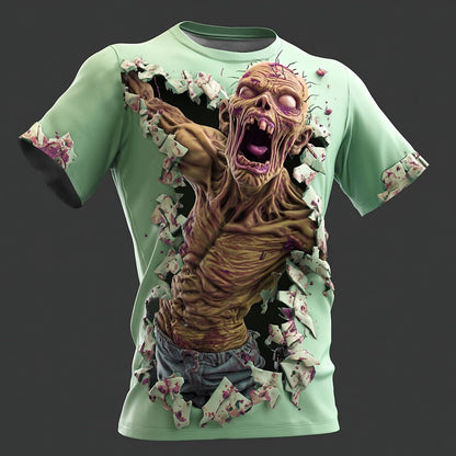 Men's Zombie Nightmare Illusion Graphic Tee