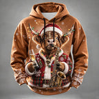 Men's Christmas Graphic Casual Hoodie
