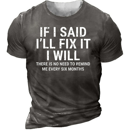 Men's Casual Graphic Tee