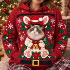 Rabbit Bunny Pet Carrier Bonding Hoodie
