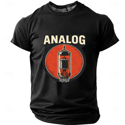 Men's Analog Vacuum Tube Graphic Tee