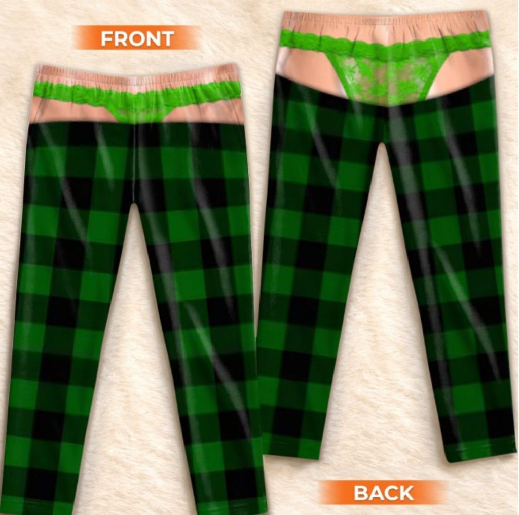 Spooky Christmas Pajama Pants with Pockets