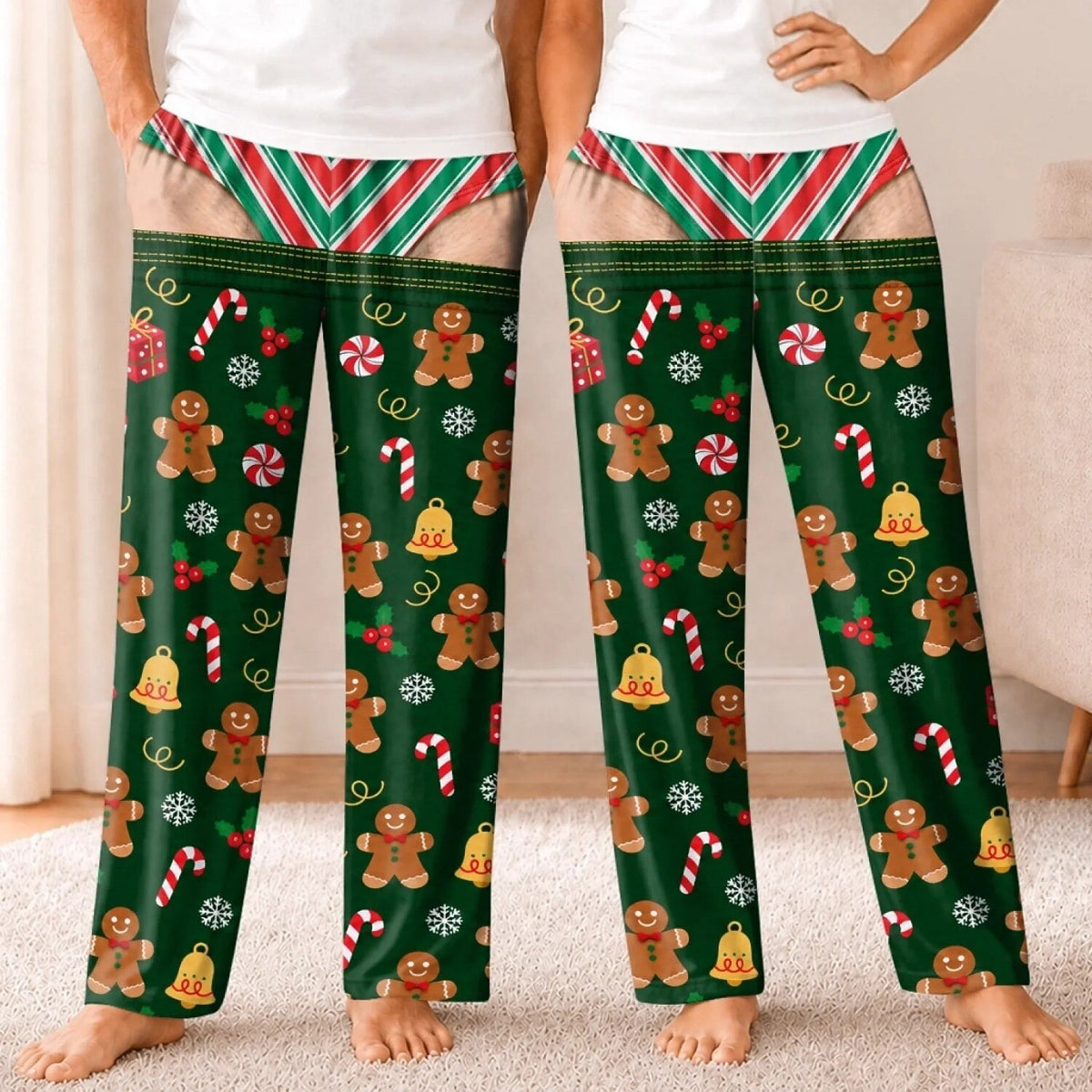 Fun Family Gingerbread Gift Pajama Pants