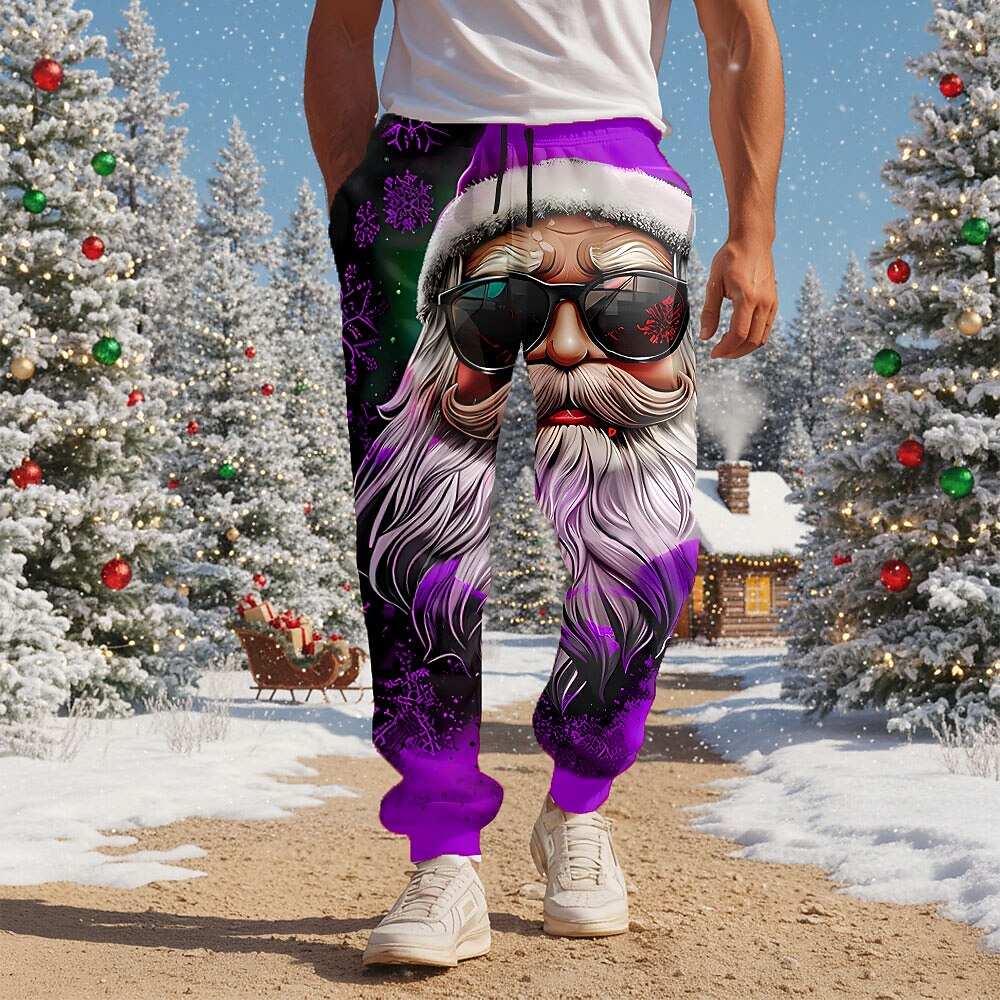 Christmas Santa Claus Jogger Sweatpants