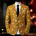 Christmas Festive Artistic Casual Blazer Jacket