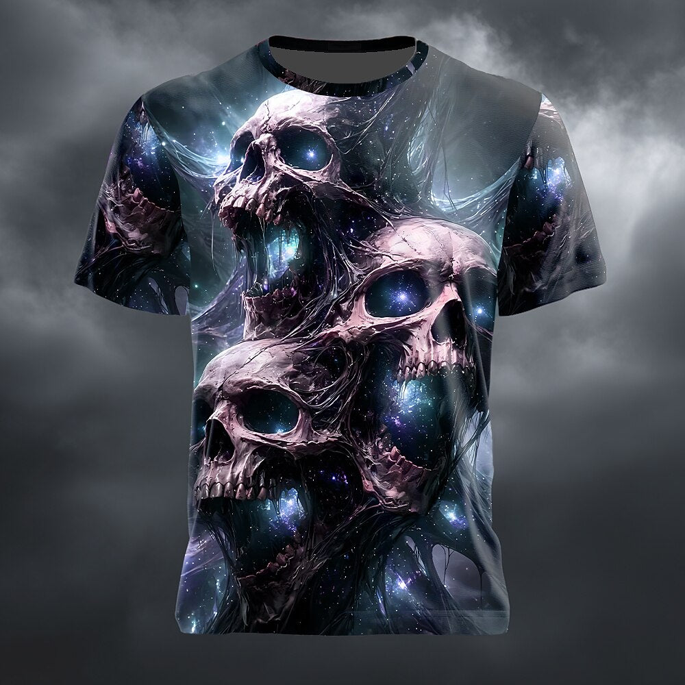 Men's Skull Optical Illusion Tee