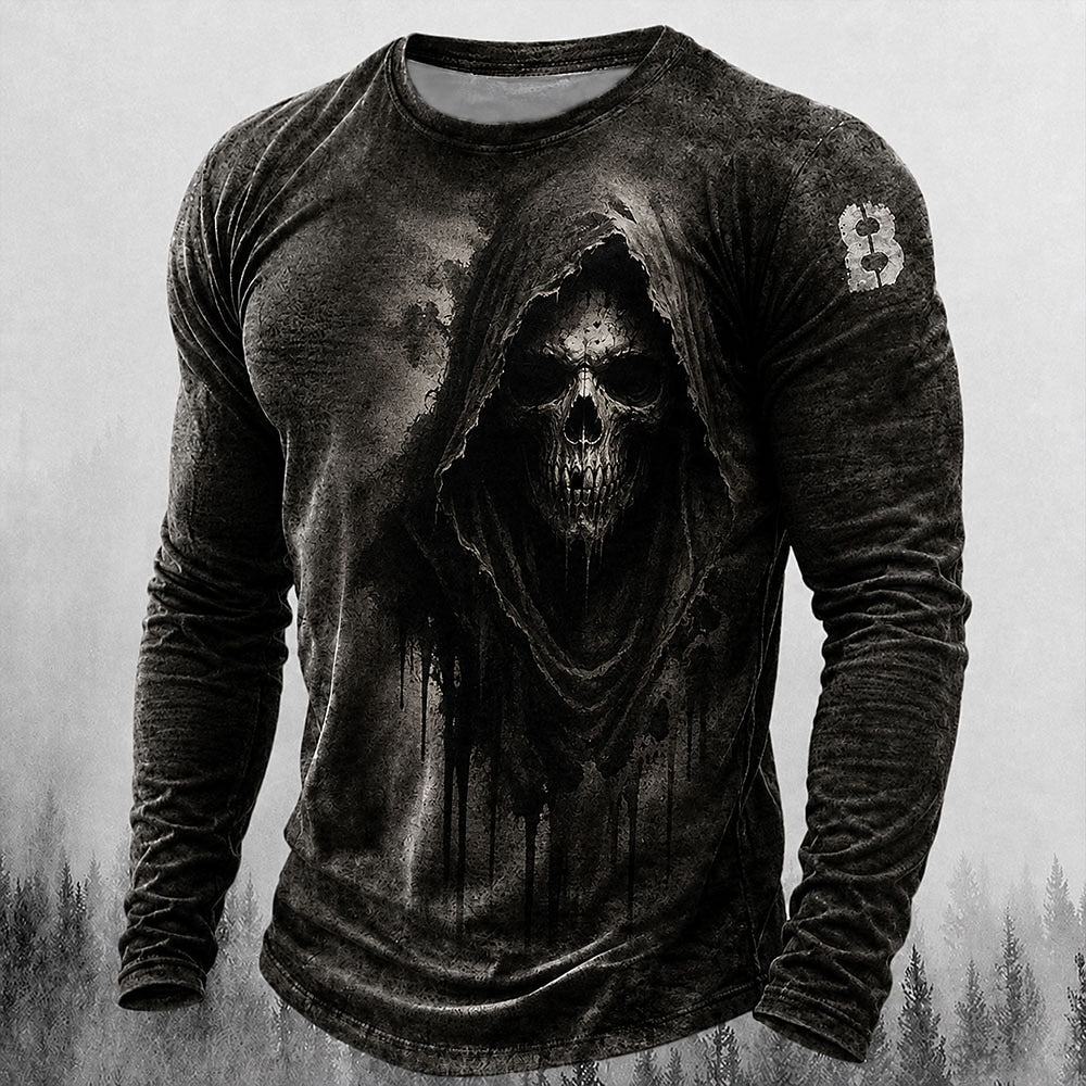 Men's Street Grim Reaper Skull Tee